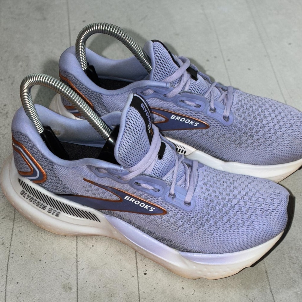 Brooks Glycerin GTS 21 Lavender Copper Running Shoes 1204091B544 Womens 7